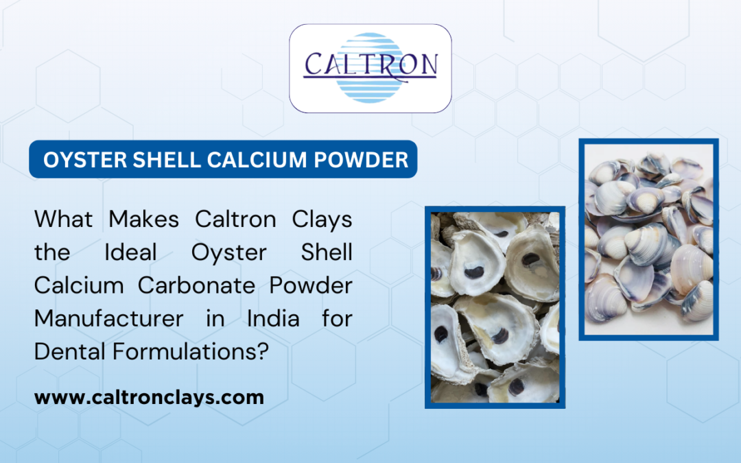 What Makes Caltron Clays the Ideal Oyster Shell Calcium Carbonate Powder Manufacturer and Supplier in India for Dental Formulations?
