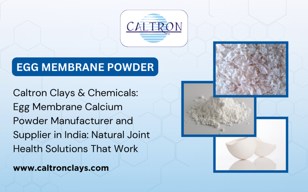 Caltron Clays & Chemicals – Egg Membrane Calcium Powder Manufacturer and Supplier in India: Natural Joint Health Solutions That Work