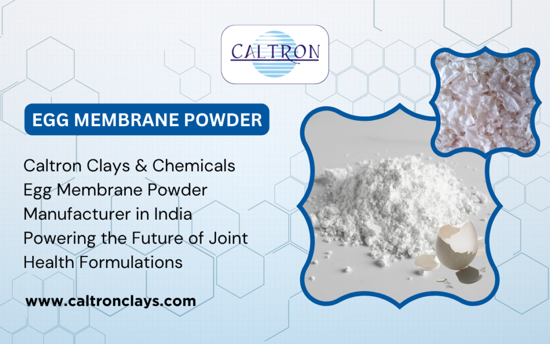 Caltron Clays & Chemicals – Egg Membrane Powder Manufacturer in India Powering the Future of Joint Health Formulations