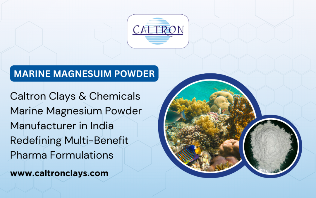 Caltron Clays & Chemicals – Marine Magnesium Powder Manufacturer in India Redefining Multi-Benefit Pharma Formulations