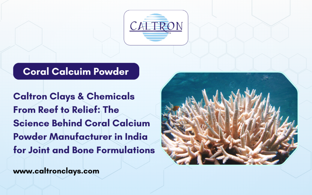 Caltron Clays & Chemicals – From Reef to Relief: The Science Behind Coral Calcium Powder Manufacturer in India for Joint and Bone Formulations