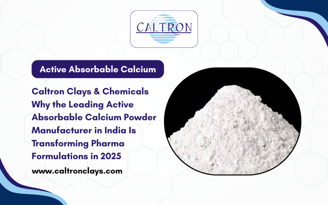 Caltron Clays and Chemicals – Why the Leading Active Absorbable Calcium Powder Manufacturer in India Is Transforming Pharma Formulations in 2025