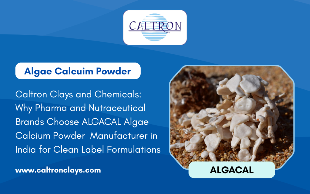 Caltron Clays and Chemicals: Why Pharma and Nutraceutical Brands Choose ALGACAL Algae Calcium Powder Manufacturer in India for Clean Label Formulations